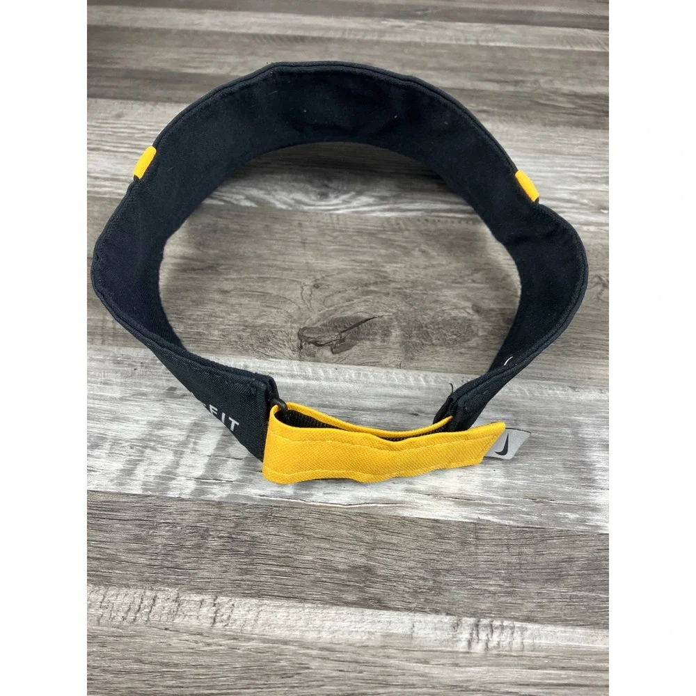 Nike Missouri Tigers Mizzou Visor Hat Black Gold Adjustable NCAA Sideline Gear